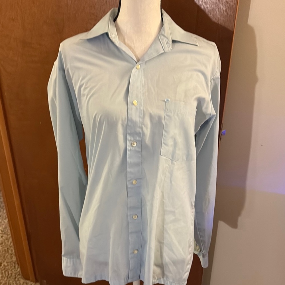 Classic Light Blue Men's Dress Shirt